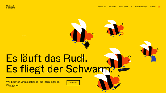 Rudl und Schwarm website